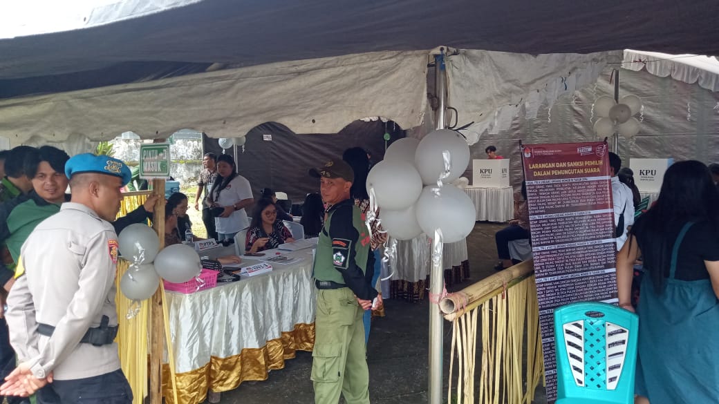 Proses Pelaksanaan Pungut Hitung di Tomohon Berjalan Kondusif