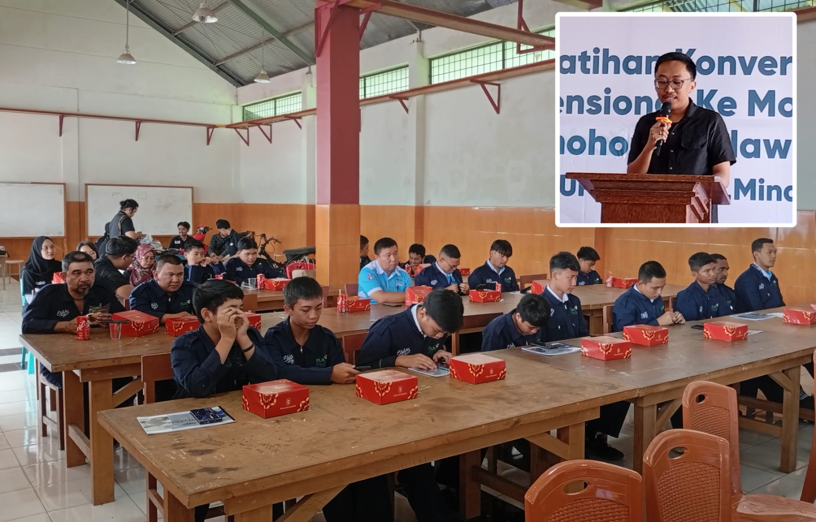 Guru dan Siswa Konversikan Kendaraan BBM Jadi Motor Listrik