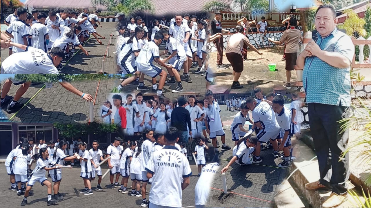 MPLS Inovatif, SMA Kristen 1 Tomohon Aplikasikan Permainan Outbond