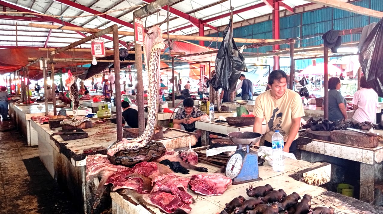 Fluktuasi Stabil, Harga Terkini Daging Ekstrem Pasar Tomohon
