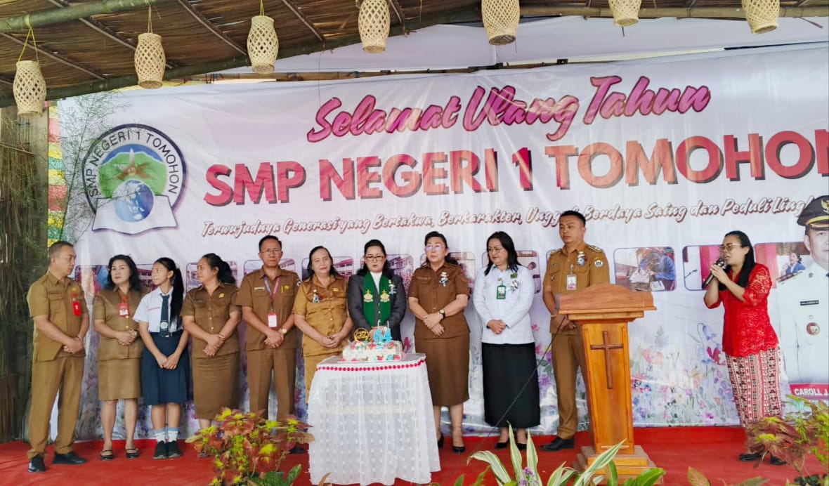 64 Tahun Berkiprah, SMPN 1 Tomohon Kian Kuat