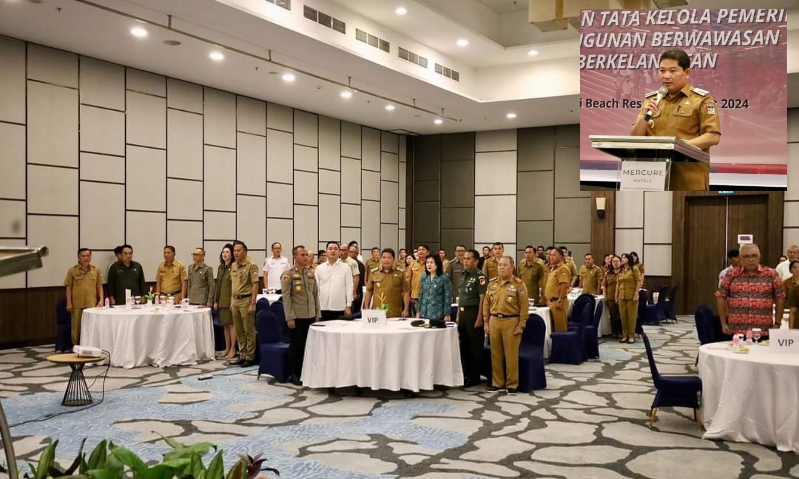 Penjabat Bupati Jemmy Kumendong Buka Kegiatan Musrenbang RKPD Tahun 2025 di Mercure Hotel