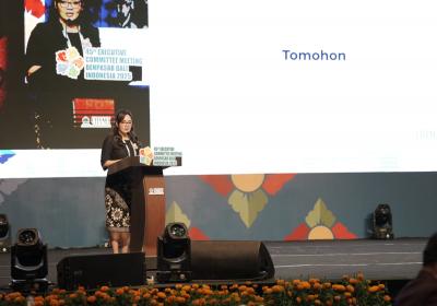 Sendy Rumajar Jadi Delegasi Tomohon di Pertemuan Excom Citynet