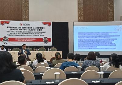 Pemilu Nasional dan Lokal Dibahas Bawaslu Sulut